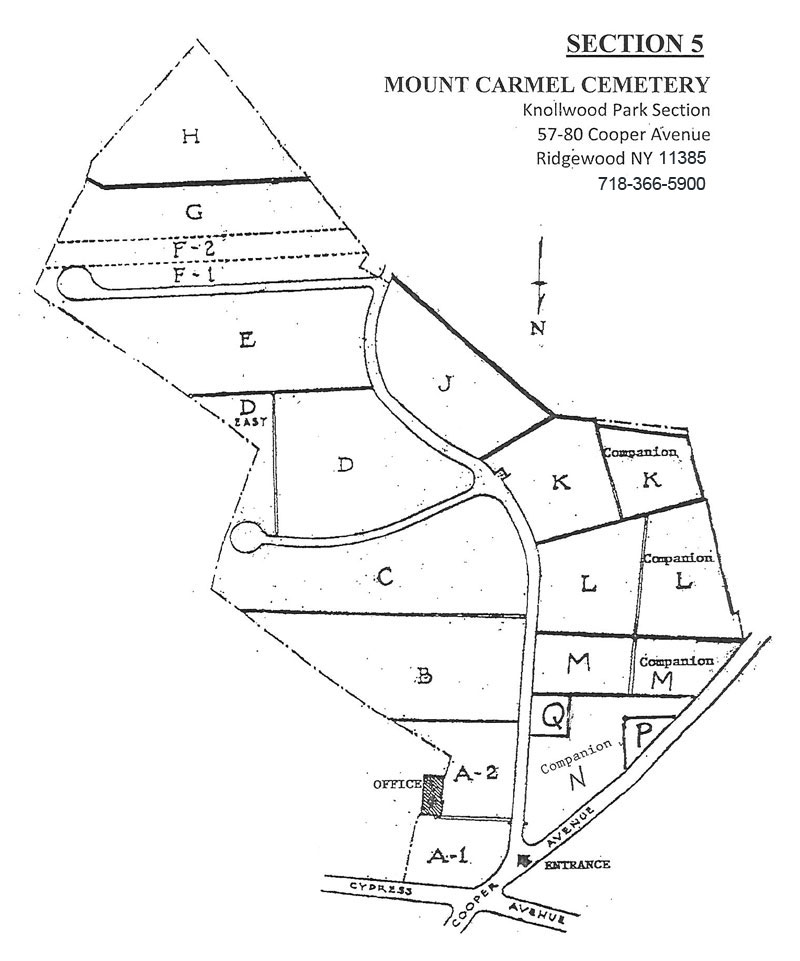 Grounds Map Section 5